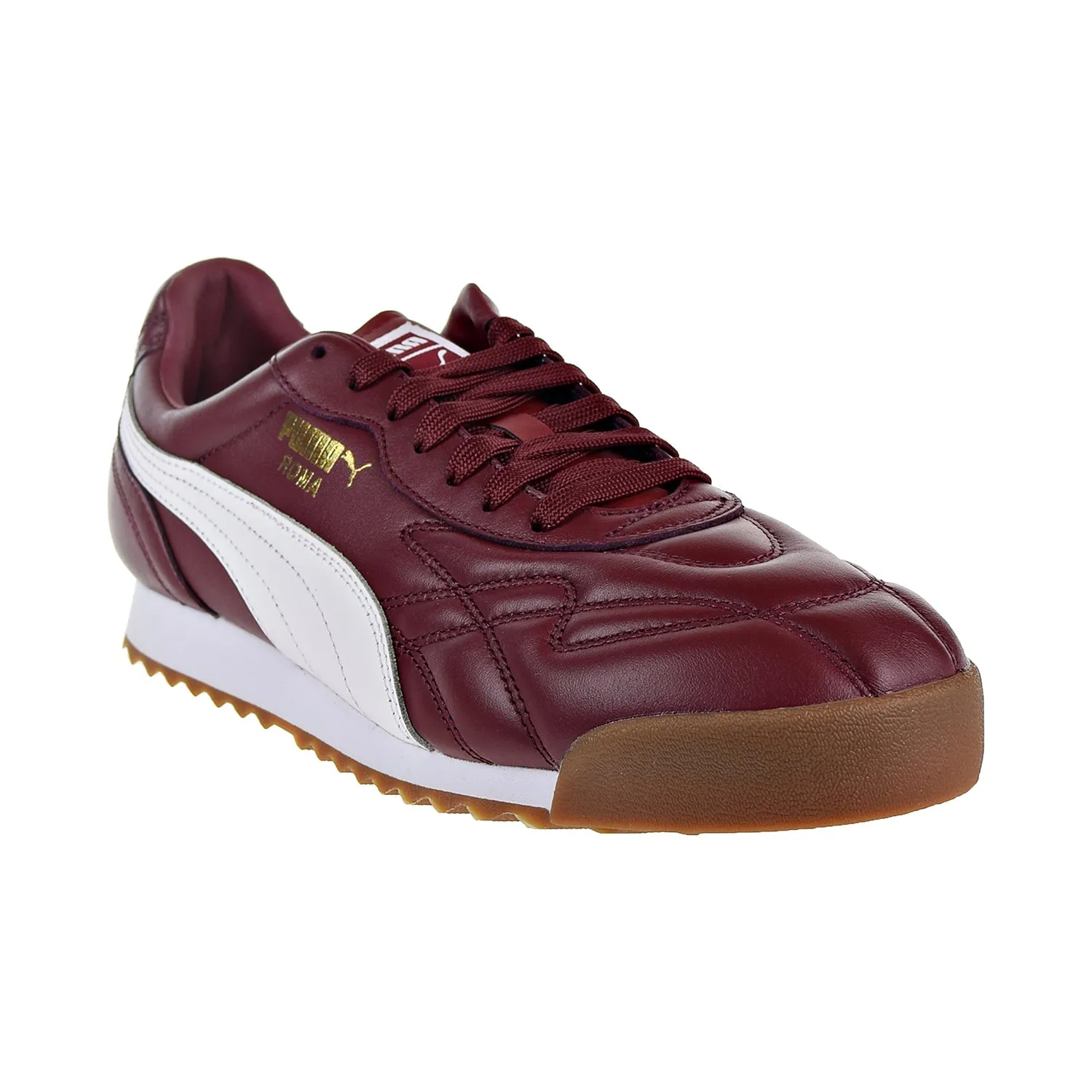 Puma High Cushion Shoes Puma Roma Anniversario Men's Shoes Pomegranate/Puma White