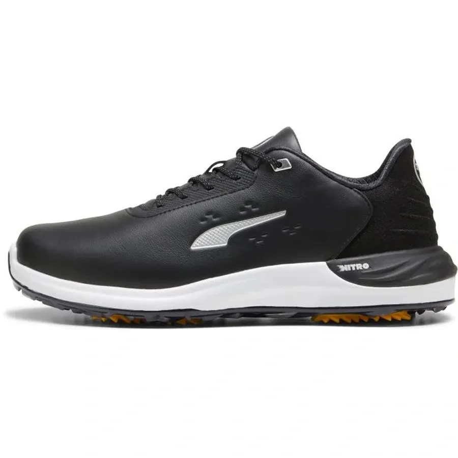 Puma PHANTOMCAT NITRO Golf Shoes - Black/Silver Puma Basketball Shoes