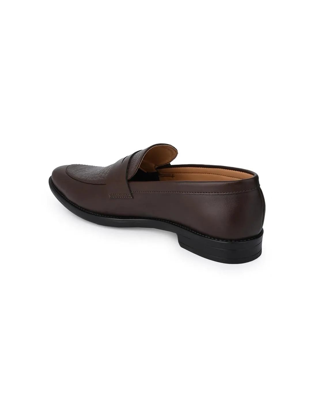 Slip On Shoes Comfortable Esmee Brown Men Formal Slip Ons