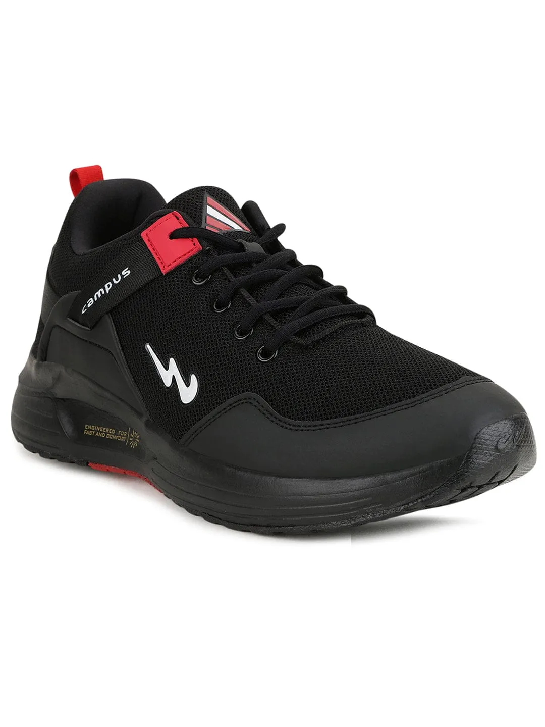 Running Training Shoes EUROPA Black Men's Running Shoes