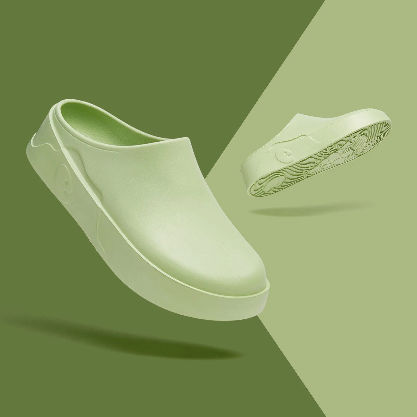Slip On Shoe Covers Sage Green Tenerife Women