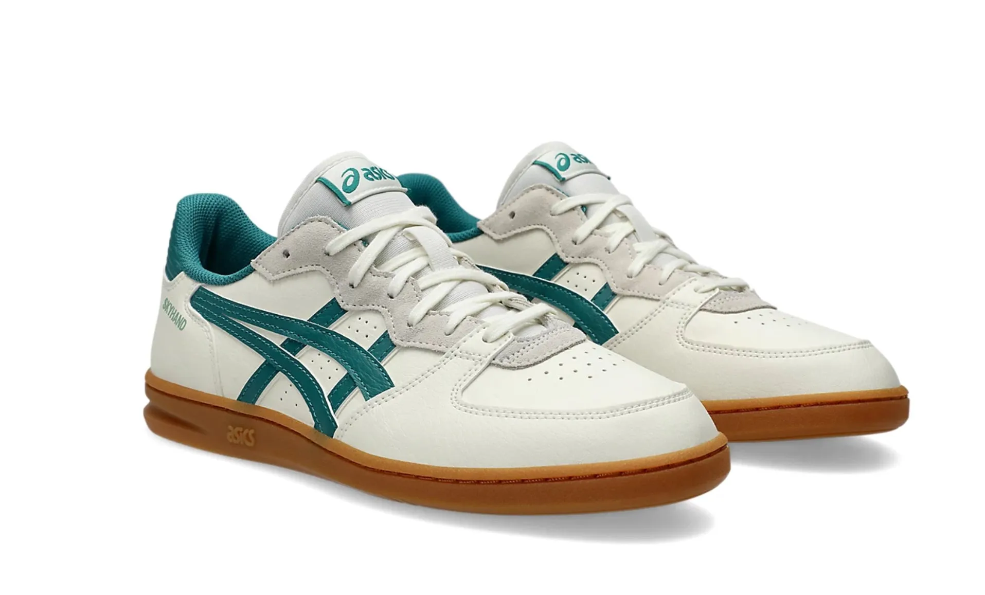 SKYHAND OG - CREAM / RAINY LAKE Asics Matflex Wrestling Shoes