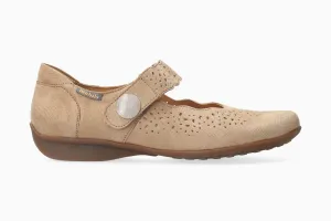 Fabienne - Sand Open Toe Slip On Sandals