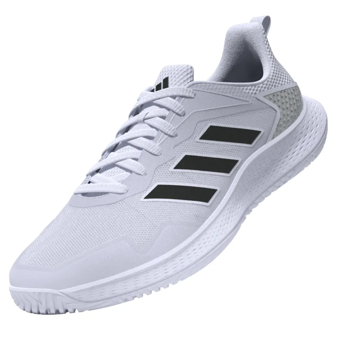 Climalite Adidas Shoes Adidas Defiant Speed Mens Tennis Shoes - White/Black/Silver