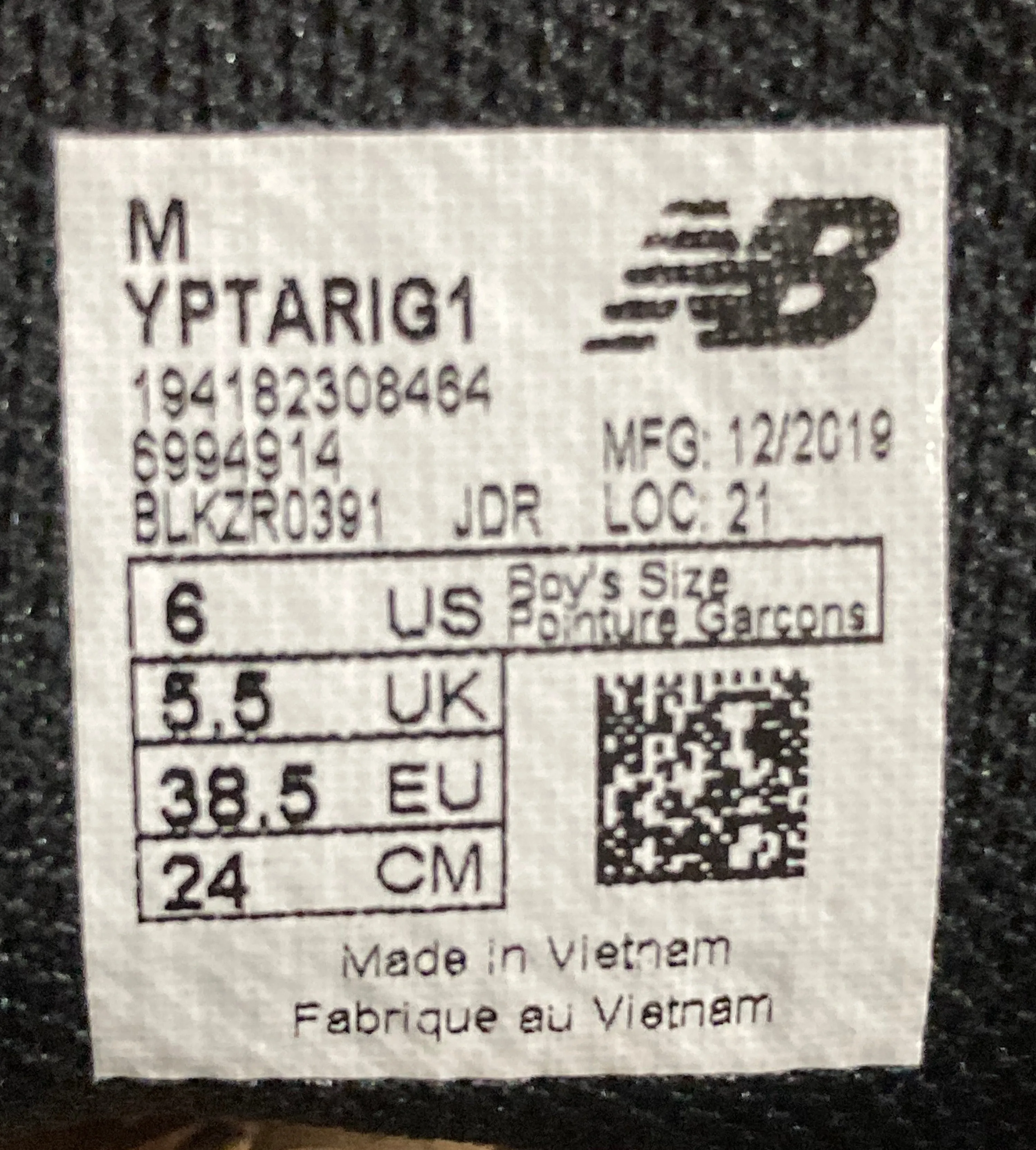 Tan 990 New Balance NEW BALANCE ARISHI Youth Size 6 Shoes Sneakers Gray & Blue YPTARIG1