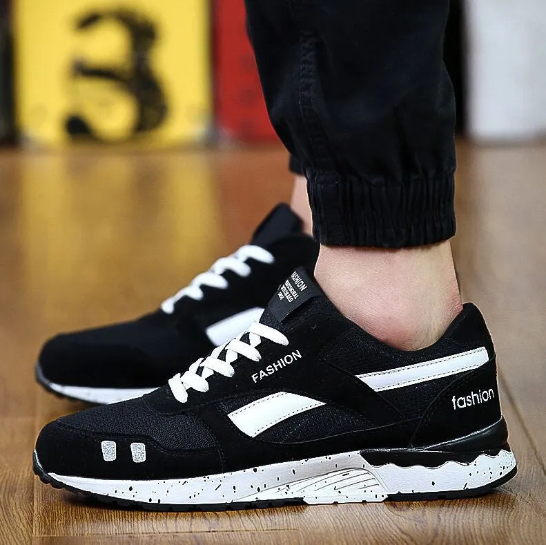 Lightweight Work Boots Steel Toe Fashion Men Casual Shoes Spring Autumn Mens Trainers Breathable Flats Walking Shoes