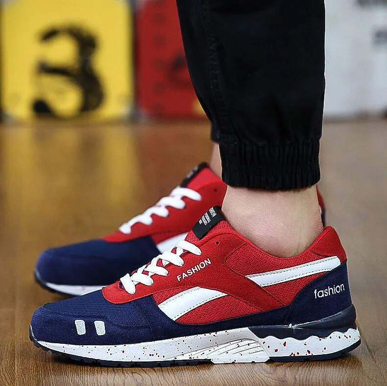 Fashion Men Casual Shoes Spring Autumn Mens Trainers Breathable Flats Walking Shoes Barefoot Steel Toe Work Boots