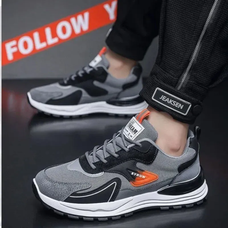 Driving Flats Shoes Fashion Men's Shoes Mesh Breathable Casual Sneakers