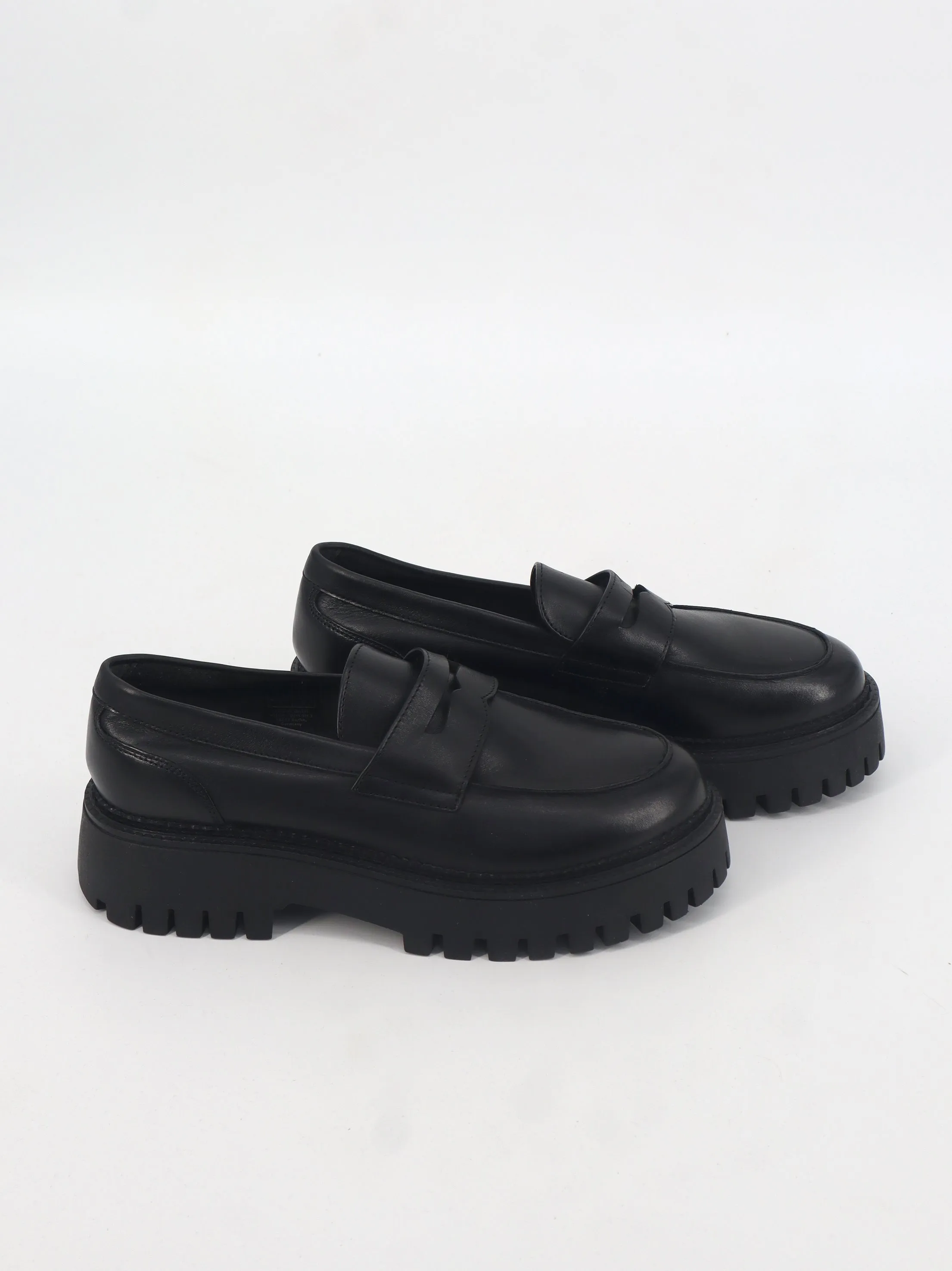 Women's Plain Leather Moccasin,Black Styles Of Flat Shoes