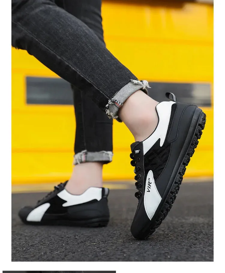 Western Mules And Slides Fashion Soft Soled Shoes for Men Trendy Forrest Gump Shoes Summer Breathable Slippers Sports Shoes