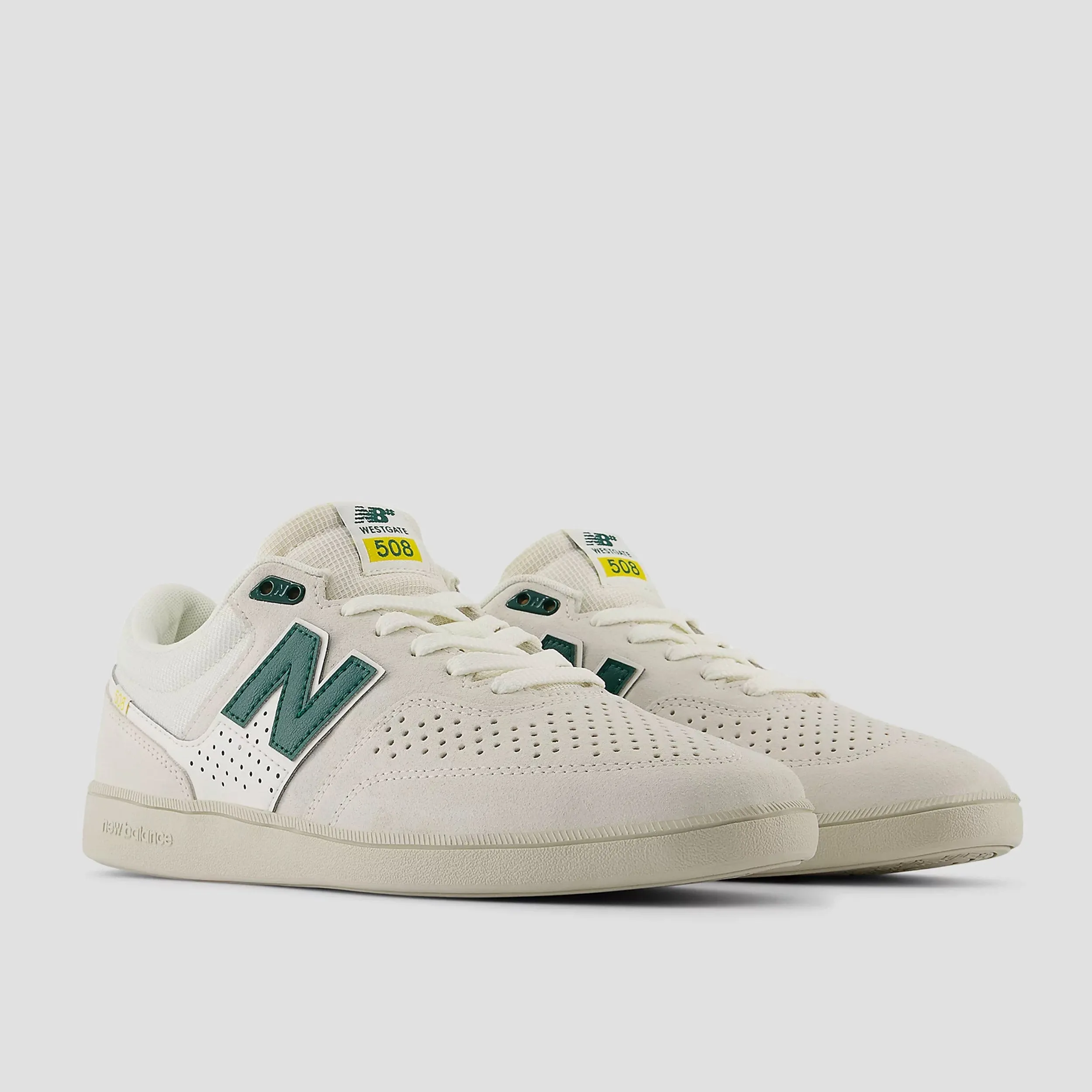 New Balance Numeric Westgate 508 Skate Shoes Sea Salt / Forest Green New Balance 9060 Vintage Rose