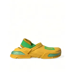Dolce & Gabbana Chic Rubber Clogs Slippers in Lush Colors Dana Camper Sandals