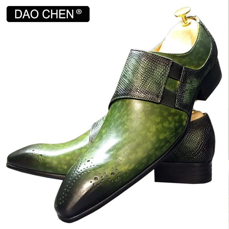 MIXED COLORS SLIP ON MENS DRESS SHOES WEDDING LOAFERS SHOES FOR MEN Sheer Socks Loafers