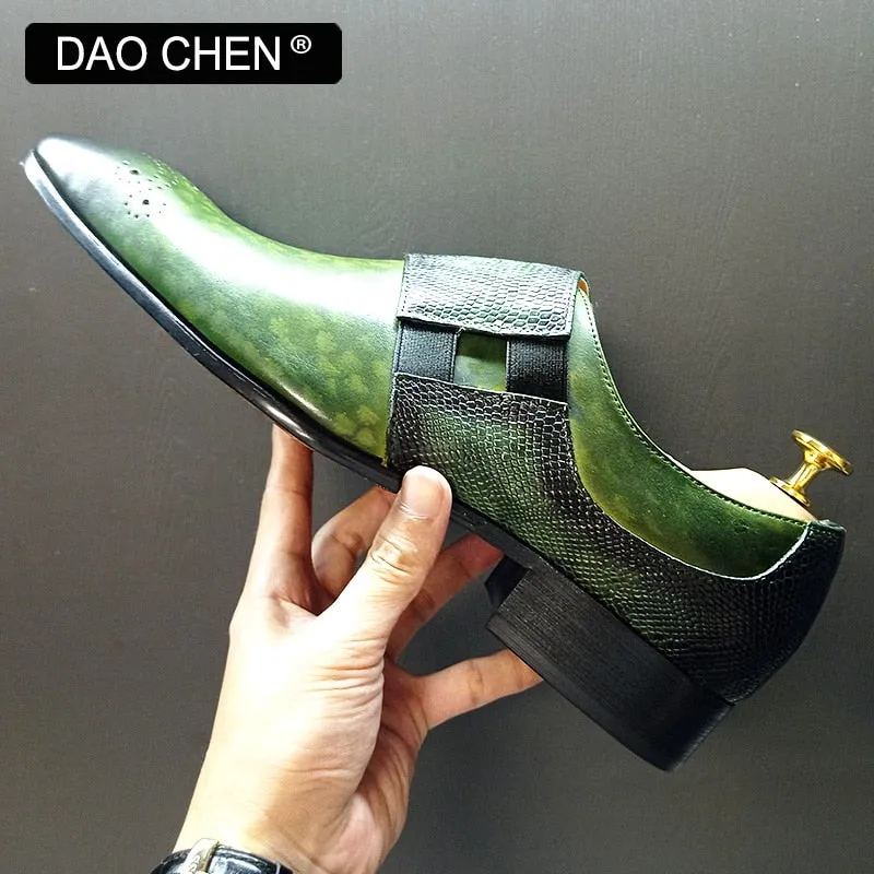 Loafers With Stars MIXED COLORS SLIP ON MENS DRESS SHOES WEDDING LOAFERS SHOES FOR MEN