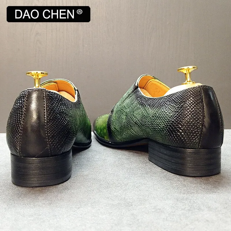 Foam Loafers MIXED COLORS SLIP ON MENS DRESS SHOES WEDDING LOAFERS SHOES FOR MEN