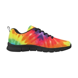 Womens Sneakers, Rainbow Print Running Shoes by inQue.Style Run On Shoe Store