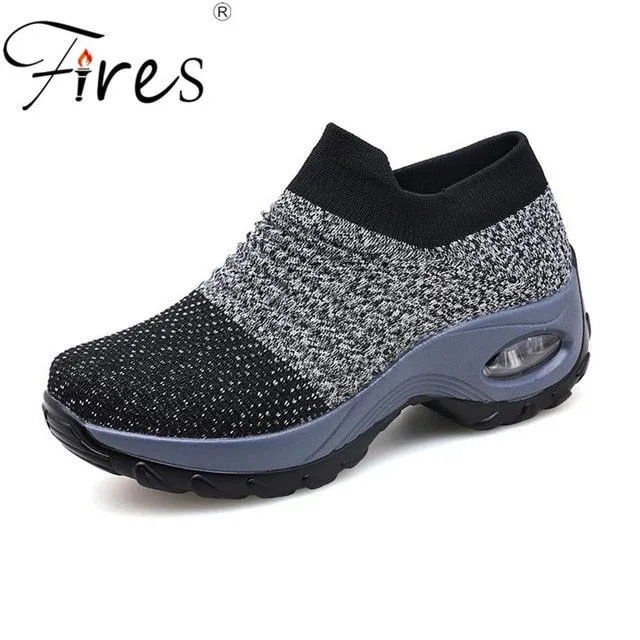 Fires Women's Running Shoes Summer Sneakers Athletic Woman Sport Shoes Ladies Walking Shoes Soft Light Outdoor Zapatillas Mujer Light Running Shoes