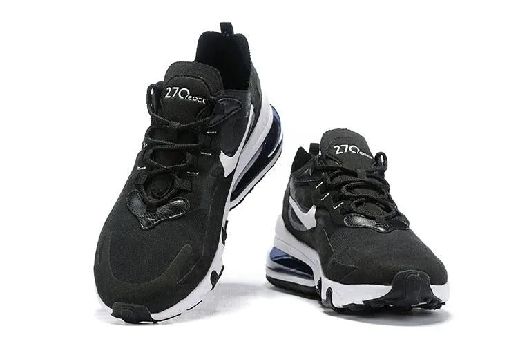 Nike Air Max 270 React GS 'Black White' Sneaker Shoes Sale Men Size 5.5 - 11 Shoes Like Asics Novablast