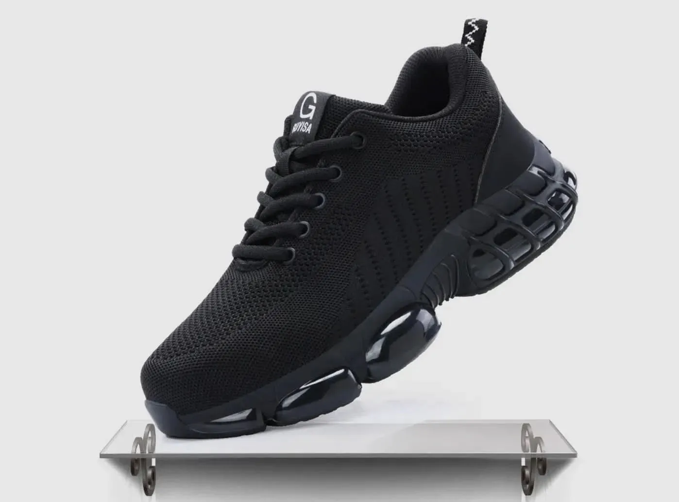 Boondock Work Boots FitVille Men's Breathable Safety Shoes