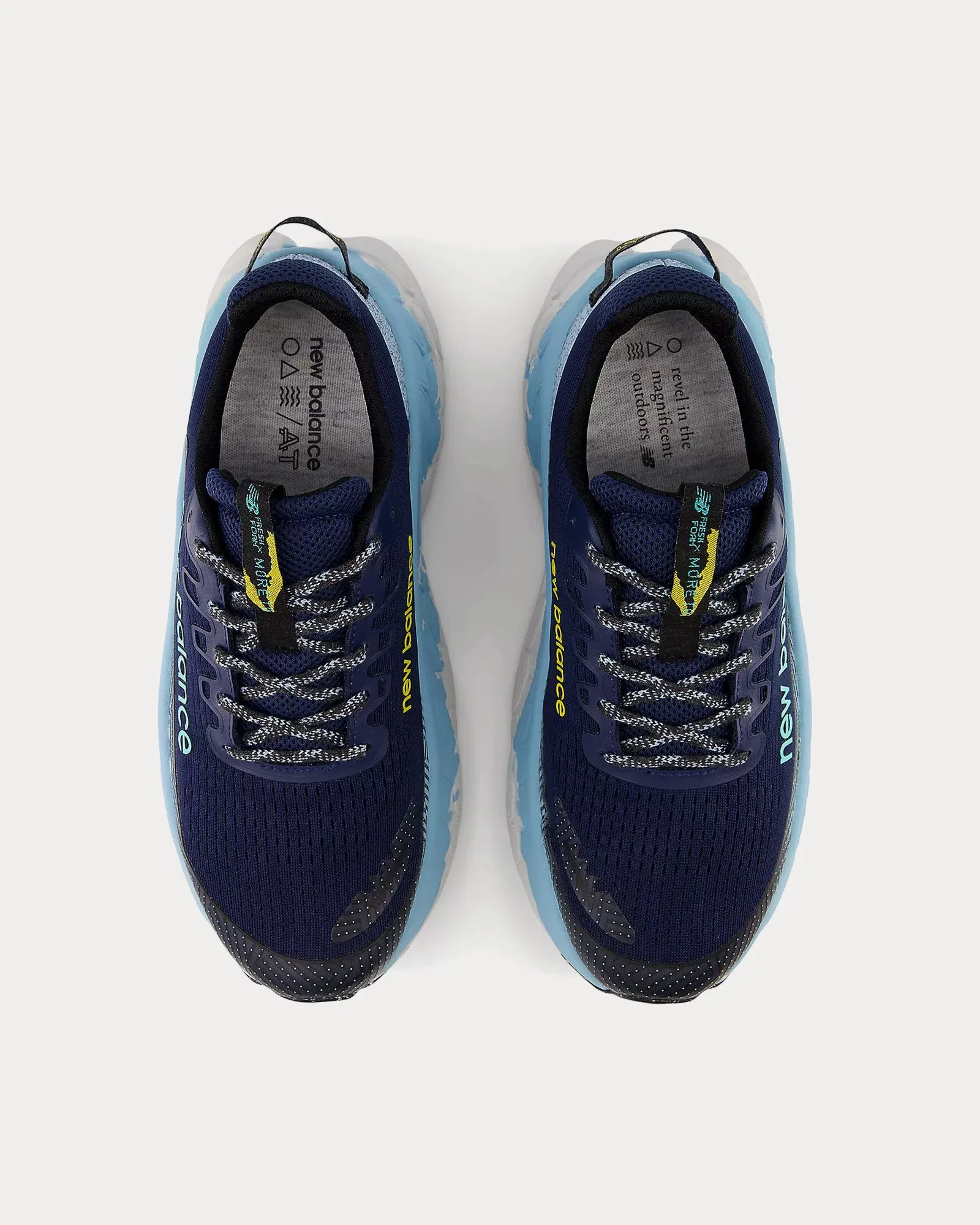 New Balance Womens 530 Fresh Foam X Trail More V3 NB Navy / Chrome Blue / Cyber Jade Running Shoes