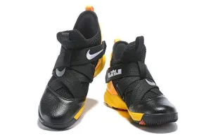 Nike Lebron Soldier XII 12 SFG EP Black Yellow Men Shoes Sale Size US 7-12 Size Guide Asics Shoes