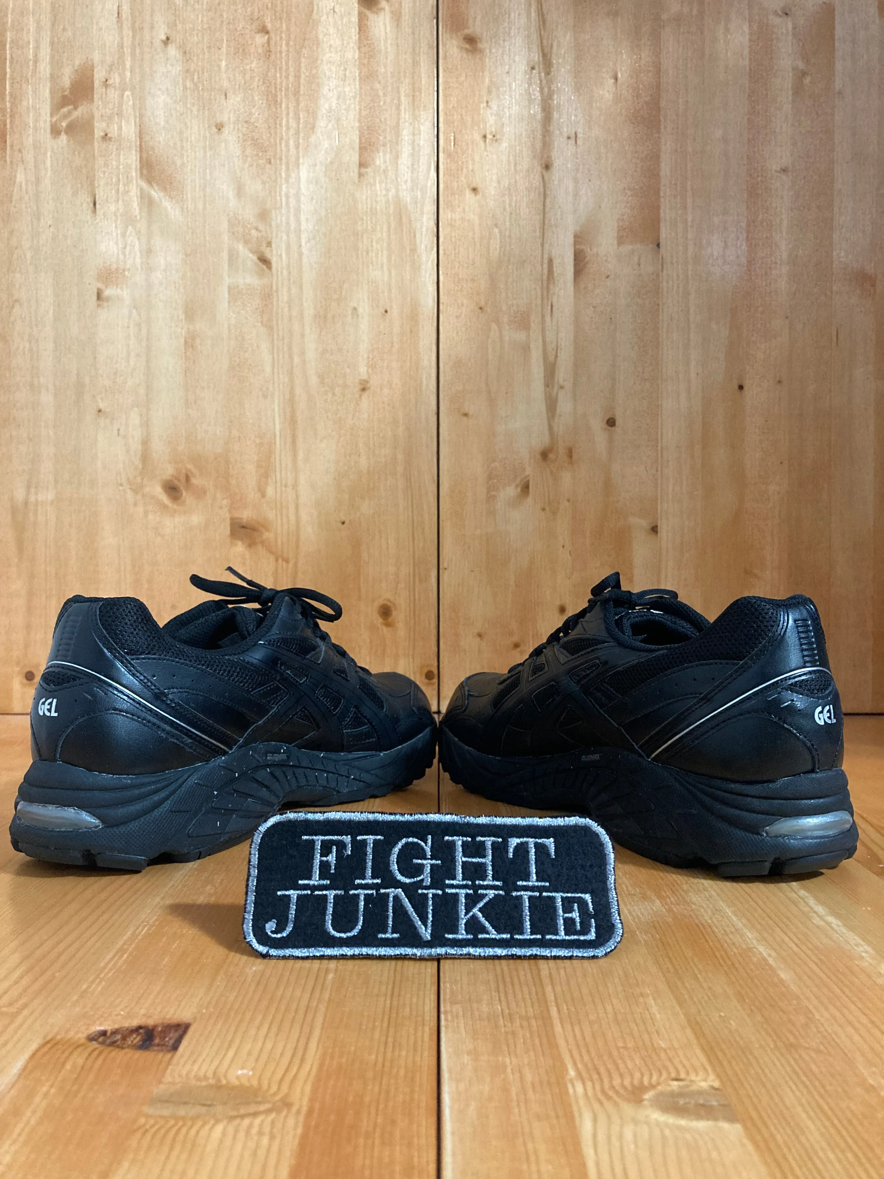 ASICS GEL FOUNDATION WALKER DUO MAX Men Size 10.5 Walking Shoes Sneakers Black Q110L Asics Supreme Lyteflex 2 Wrestling Shoes