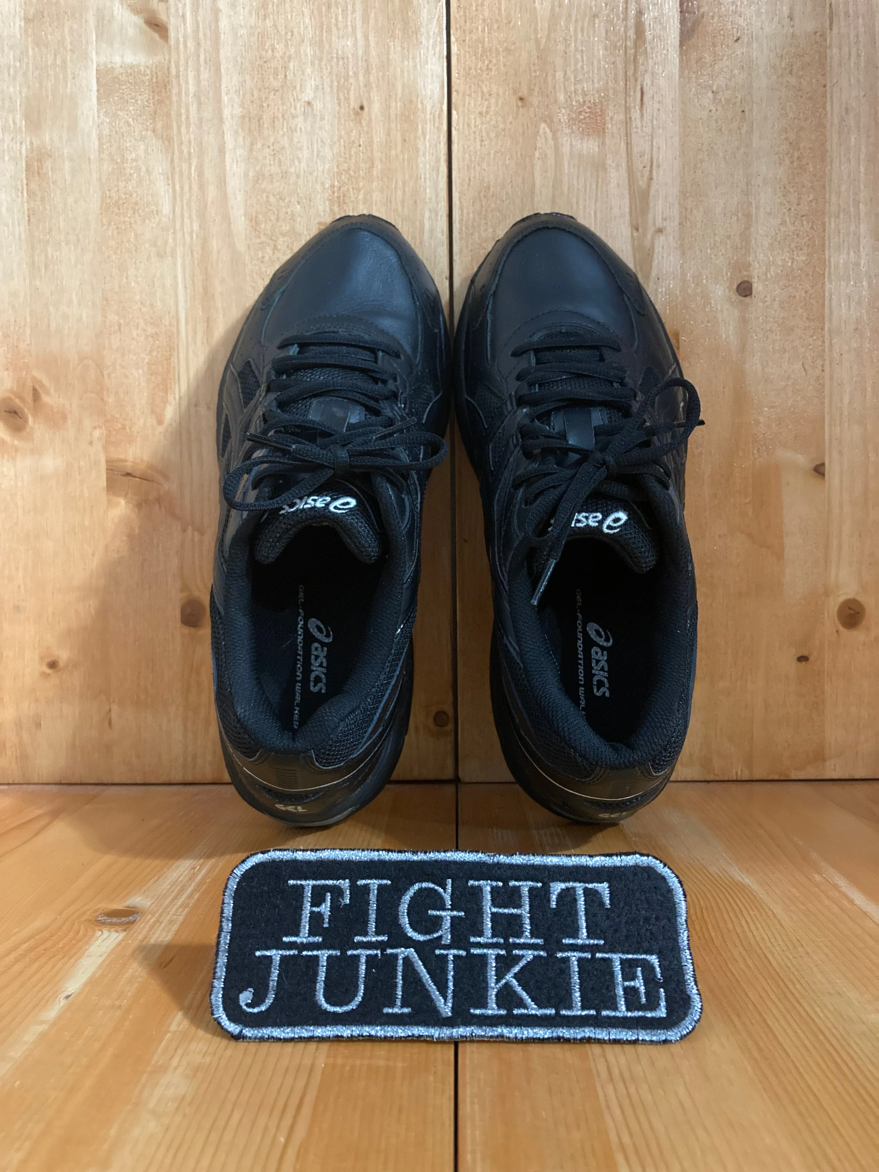 Asics Shoes For High Arches And Supination ASICS GEL FOUNDATION WALKER DUO MAX Men Size 10.5 Walking Shoes Sneakers Black Q110L