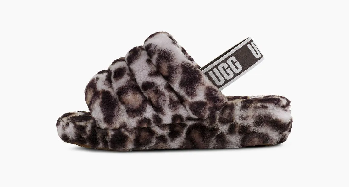 FLUFF YEAH PANTHER STORMY GREY Dog Slippers