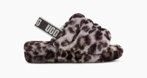 Beach Walk Slippers FLUFF YEAH PANTHER STORMY GREY
