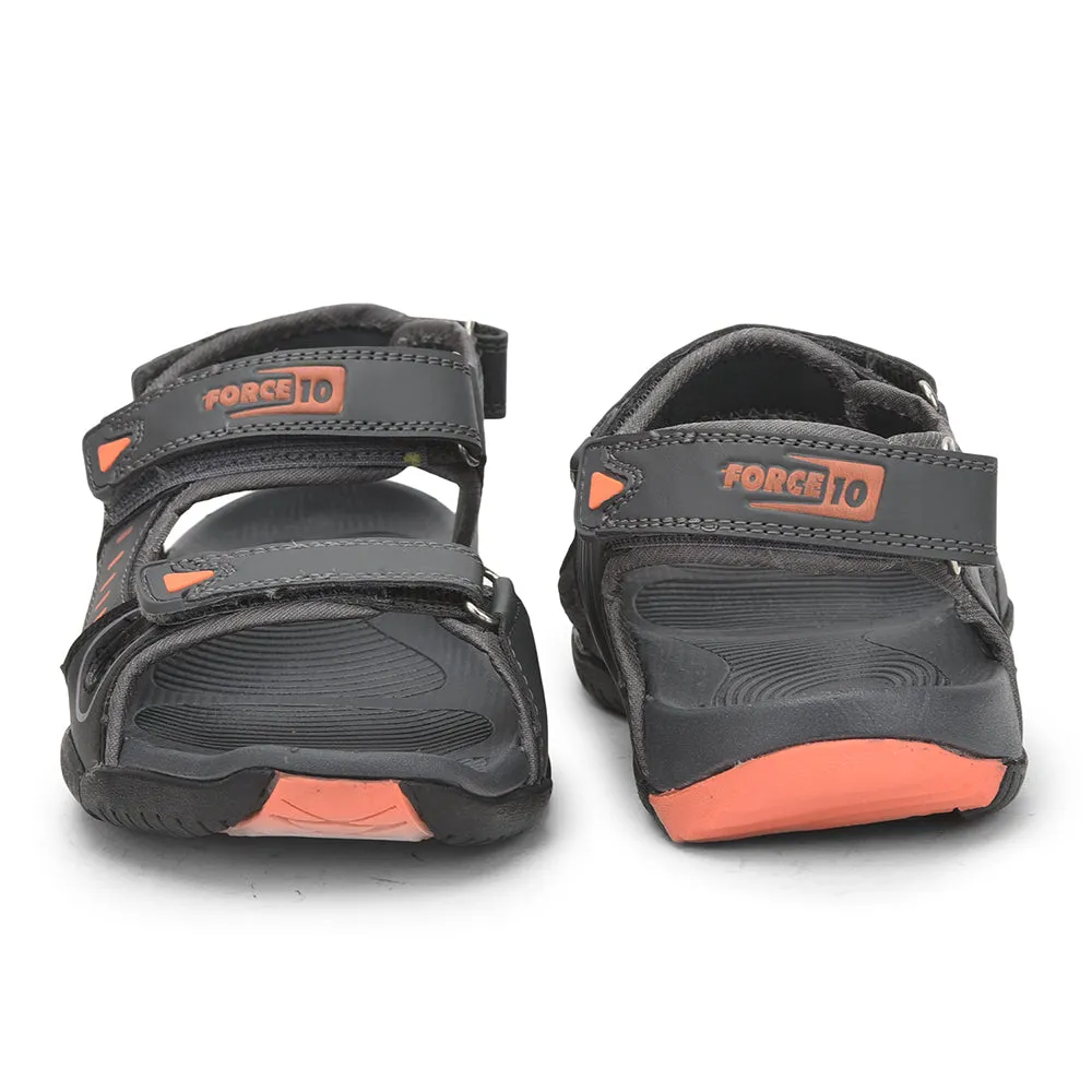 Force 10 Casual Sandal For Men (Grey) ROMANIA-1 By Liberty Matisse Slippers