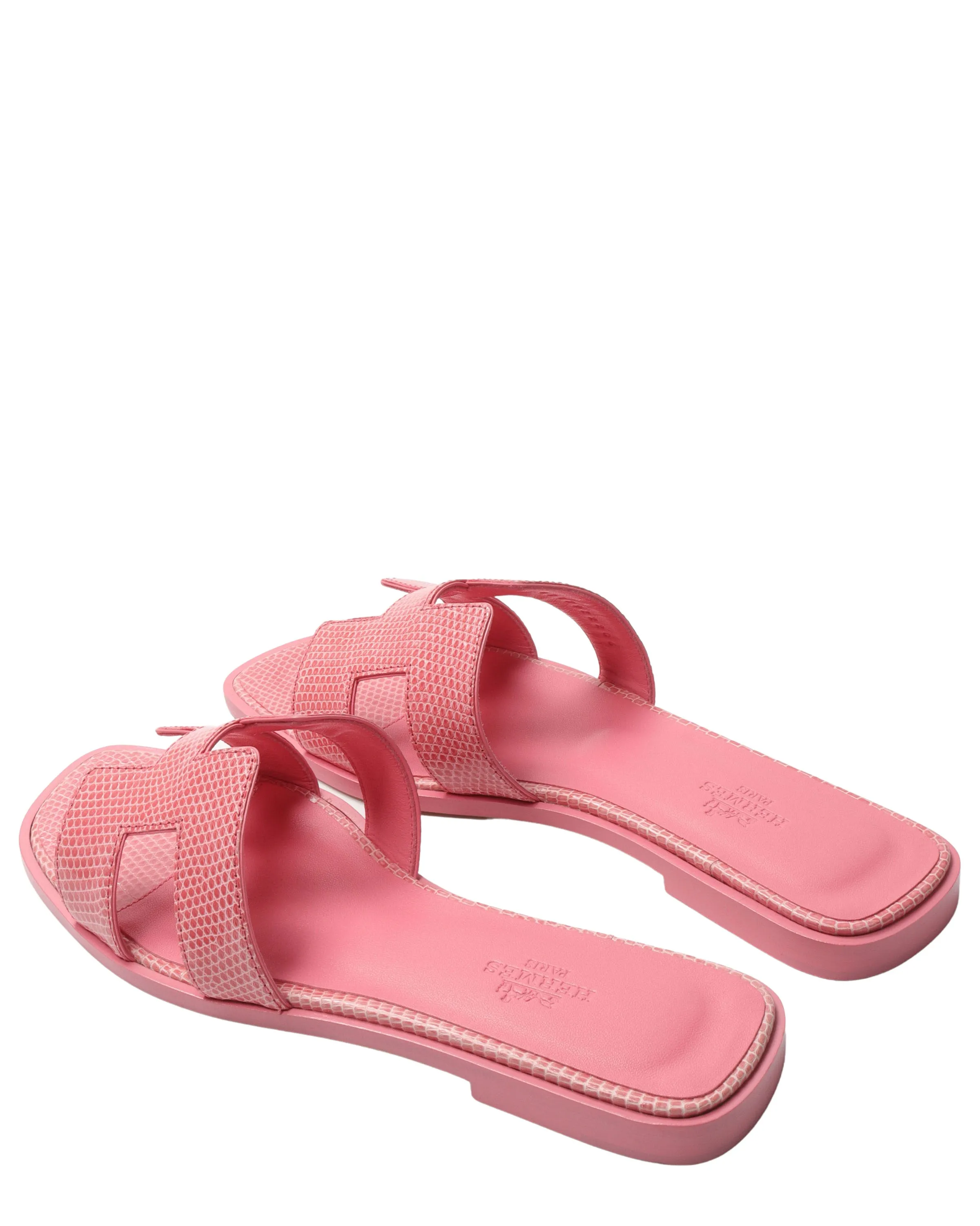 Paws Sandals Pink Lizard Slides