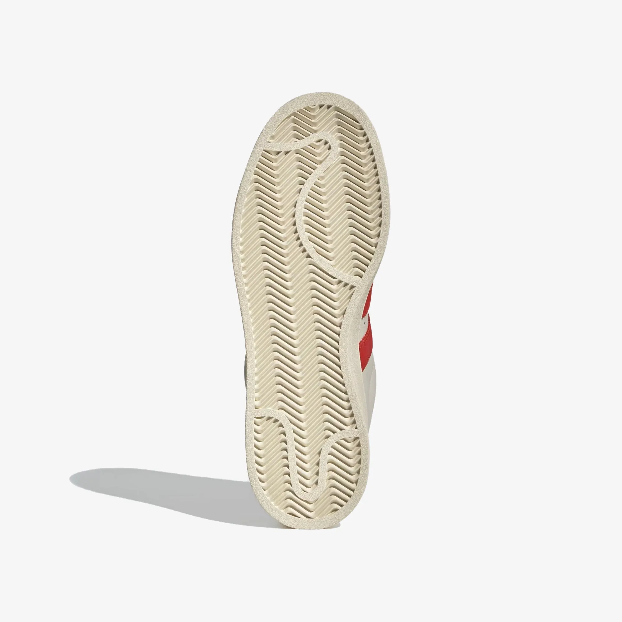 Adidas Originals | CAMPUS 00S  { OFF WHITE/RED/PRELOVED RED High Top Adidas Shoes