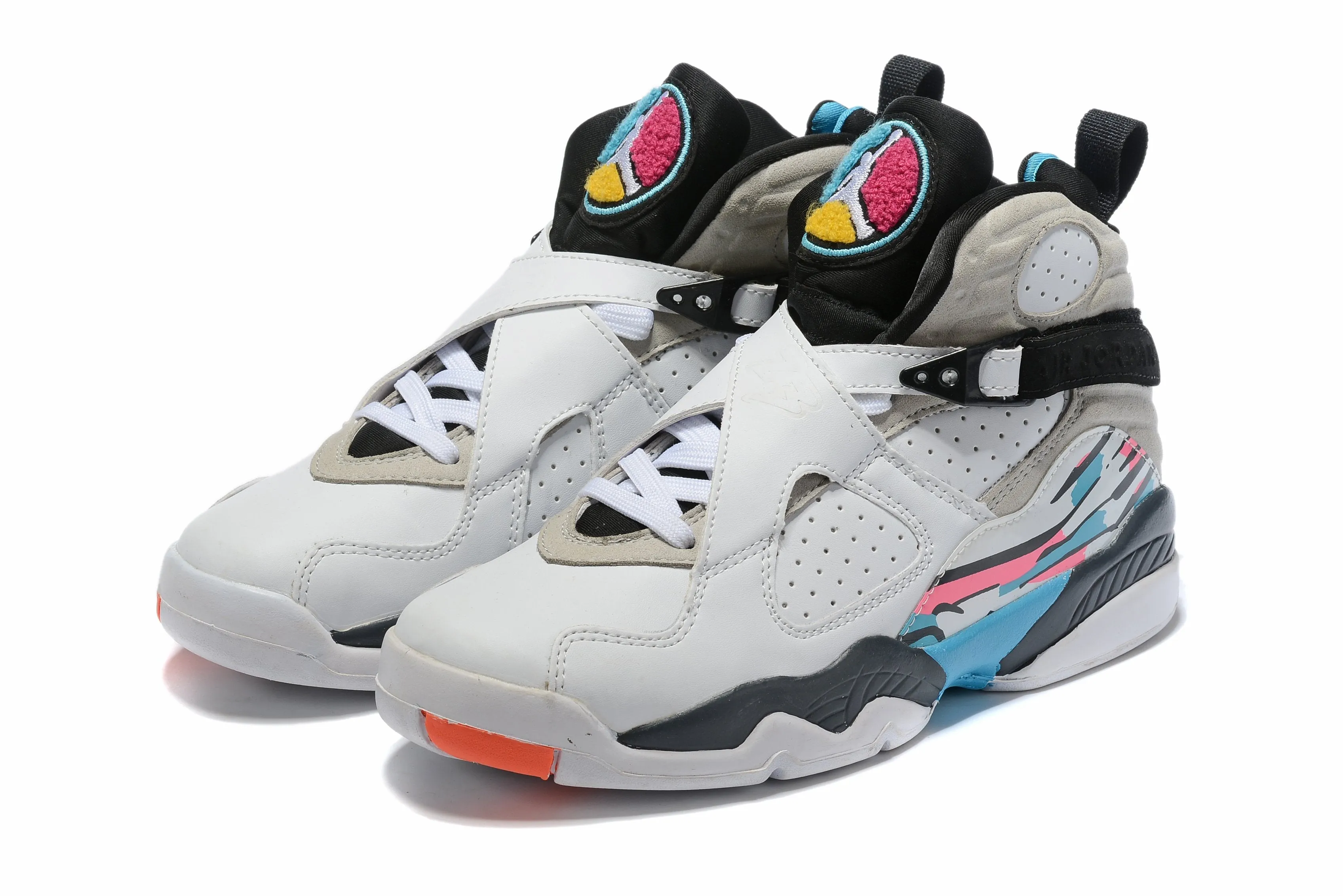 Nike Air Jordan 8 Retro 'South Beach' Sneaker Shoes Sale Men Size 8-13 Good Asics Volleyball Shoes