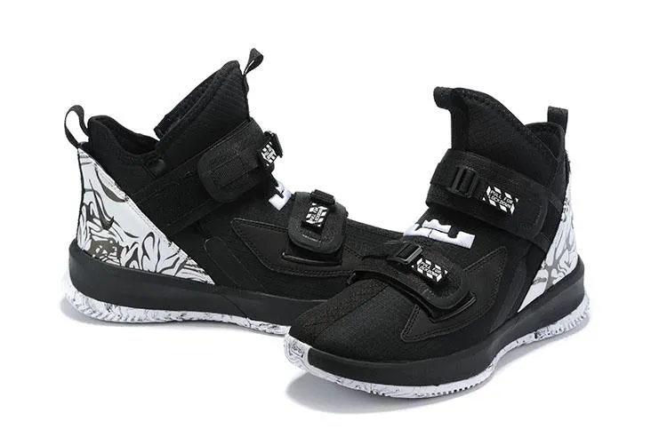 Asics Gel Lyte Iii Retro Running Shoe Nike Lebron Soldier XIII 13 Black Grey Men Sneaker Shoes Sale Size US7,8,8.5,9,10,11,12