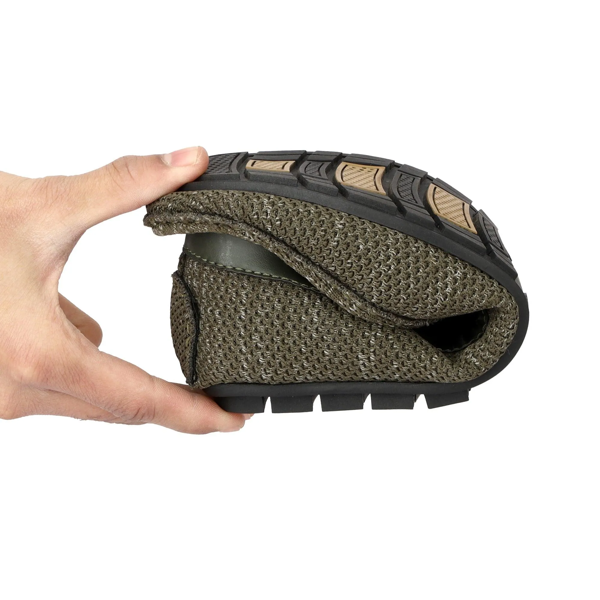 Straw Loafers Buxton Men Suede Square Toe Comfort Insole Loafers