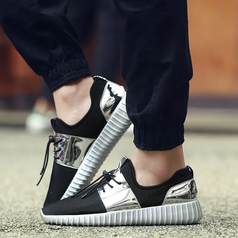 Breathable Flat Unisex Sneakers Sneakers Classic Leather