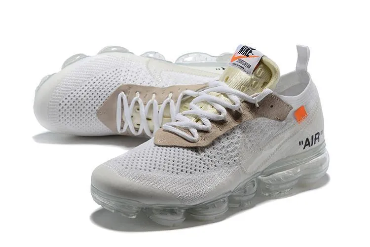 OFF WHITE x Nike Air Vapormax Part 2 White  Shoes Sneakers Men Sale Size US 7, 8, 8.5, 9, 10, 11 Rick Owens Sneakers