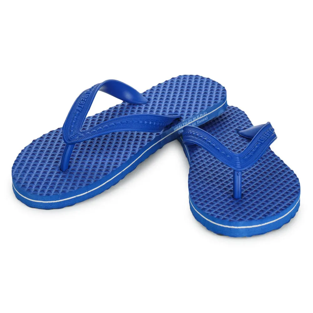 Slippers Sand A-HA Casual Blue Flip Flop For Men HEALTH-1 By Liberty