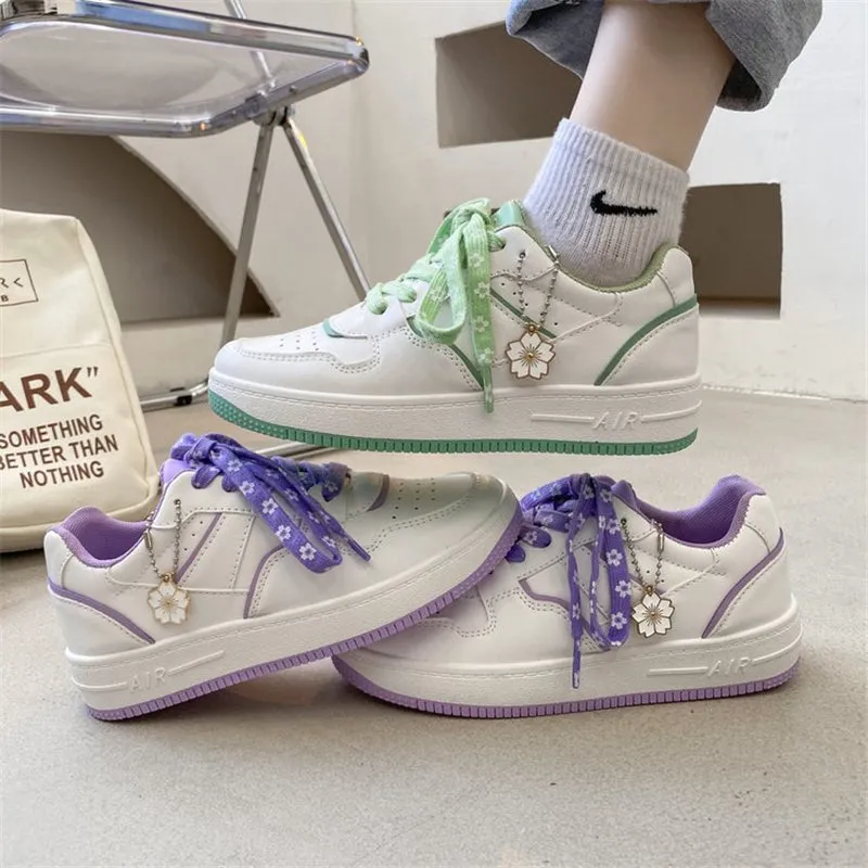 Sneakers Bistro Winooski Vt Women Harajuku Japanese Sakura Sneakers Walking Shoes