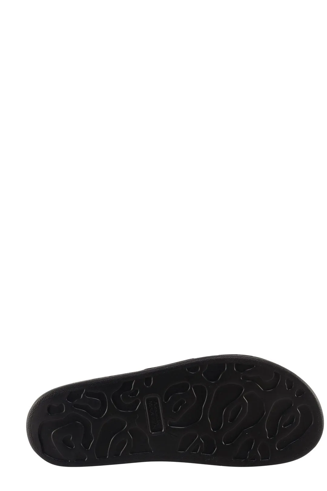 Platform Sandals Woven Alexander McQueen Graffiti Logo Slides