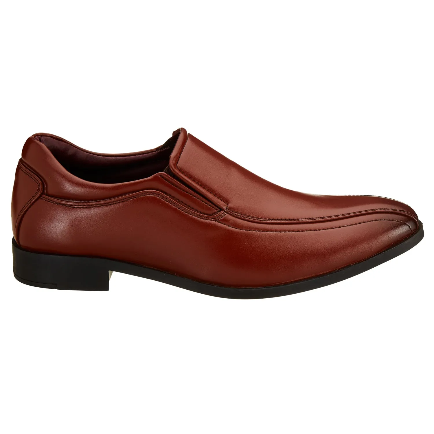 Duke Men Formal Slip-Ons (FWOL8101) Brown Loafers Slip On
