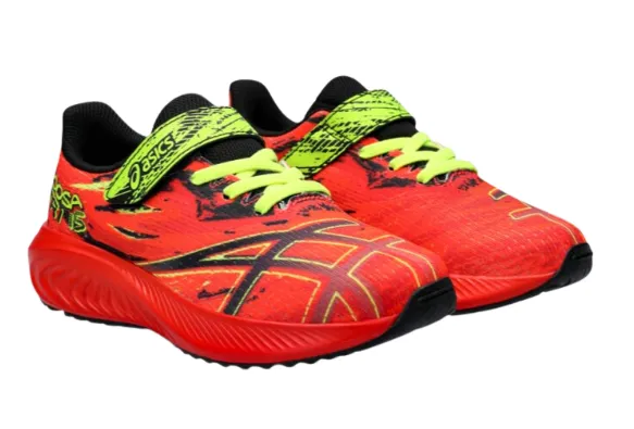 GEL-Noosa TRI 15 PS (Sunrise Red/Black) Asics Knit Running Shoes