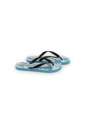 Slippers Crocodile Men's Printed Slippers,Light Blue