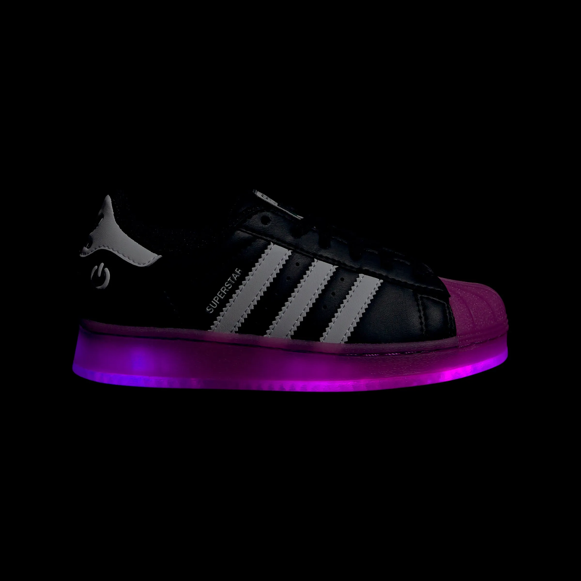 Kids adidas Originals Superstar Shoes LED Lights Adidas Byw Select Basketball Shoes