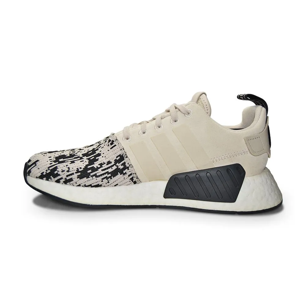 Mens Adidas NMD_R2 - BB6196 - Beige Brown Adidas Cloudfoam Shoes
