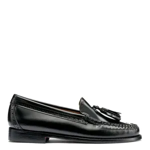 G.H. Bass Women's Estelle Tassel Weejuns Loafer in Black Grenson Loafers