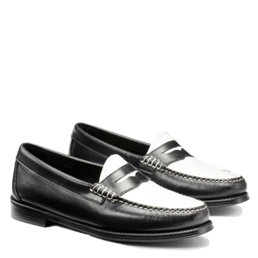 Shoeplay Loafers G.H. Bass Women's Whitney Easy Weejuns Loafer in Black/White