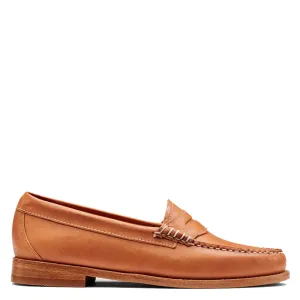 G.H. Bass Women's Whitney Vachetta Weejuns Loafer in Tan Pennies In Penny Loafers