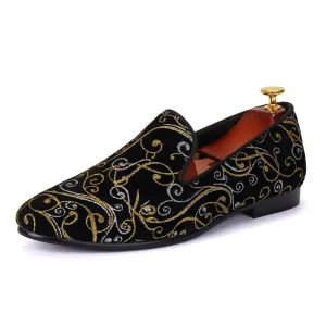 Slippers With Arches Harpelunde Paisley Men Loafers Slip On Wedding Shoes Velvet Slippers