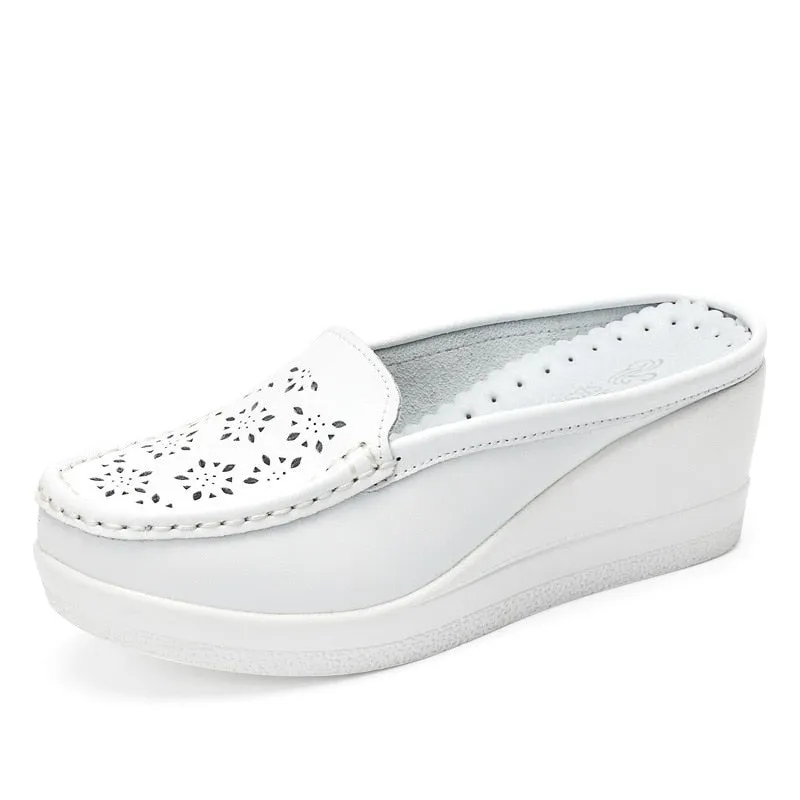 GKTINOO Summer Woman Shoes Platform Slippers Wedge Flip Flops Women High Heel Slippers For Women Casual Sandals Female Shoes Good For Feet Flip Flops